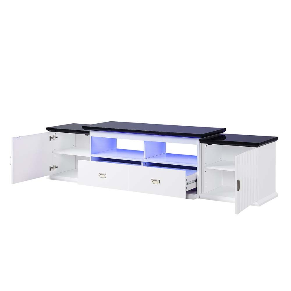 Barend High Gloss TV Stand - LED Lighting