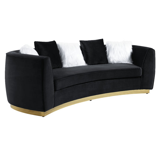Achelle LV01045 Curved Silhouette Sofa by Acme Furniture