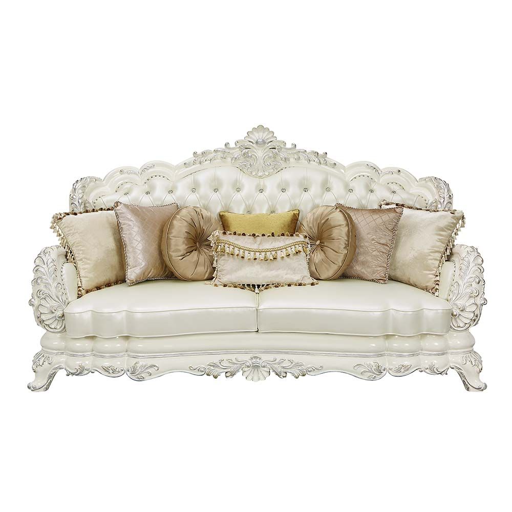 Acme Furniture Adara Antique White Sofa Collection