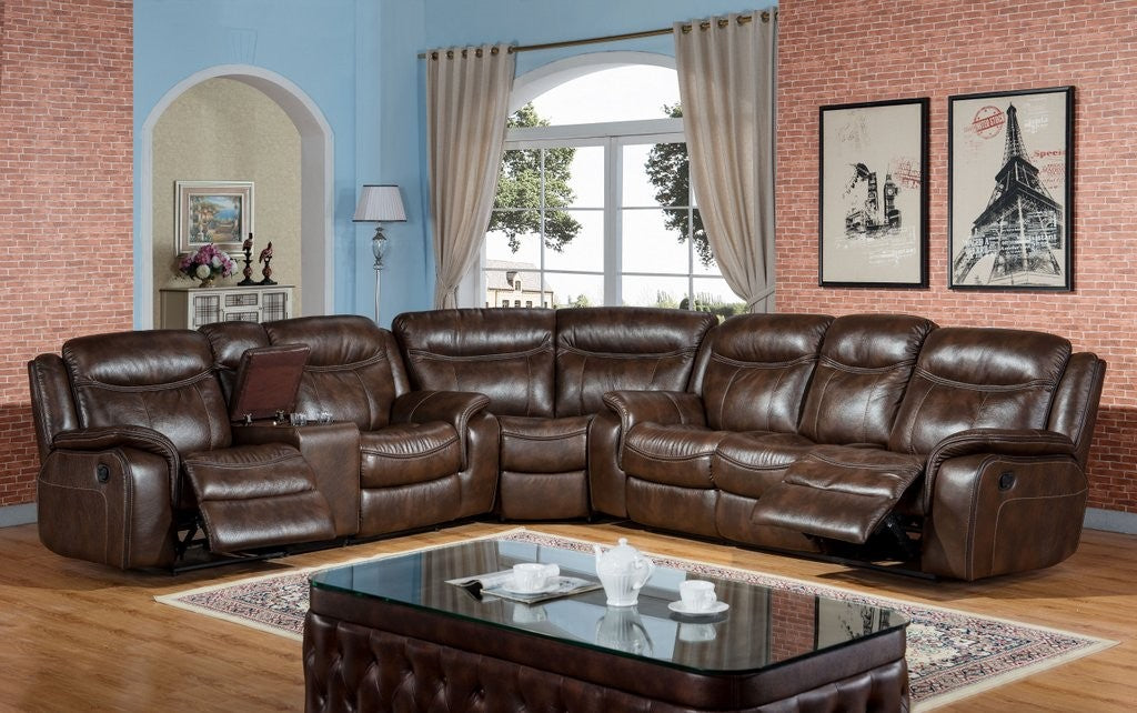 McFerran SF3739 Motion Sectional w/Storage