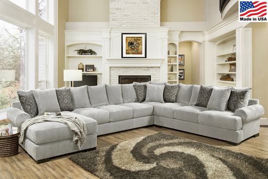 Comfort Industries Memphis Seccional de gran tamaño - Niebla