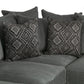 Comfort Industries Memphis Over Sized Sectional - Thunder