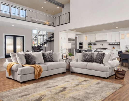 Memphis Sofa Collection New Comfort Industries - Fog