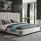 VIG Furniture Modrest Token - Modern White & Stainless Steel Bed Set