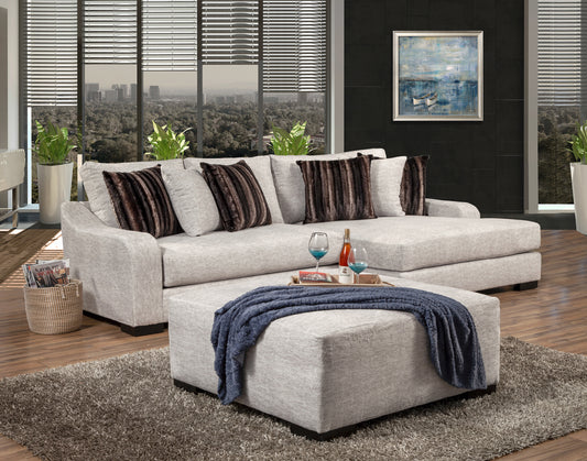 Moda 2 Pc Sectional - Parch or Java