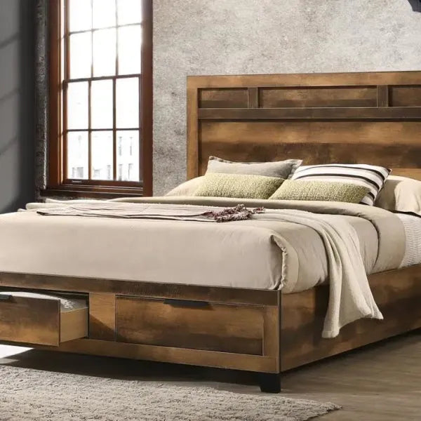 Morales 4 Pc Bedroom Set Storage Footboard