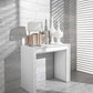 Mesa de comedor blanca extensible ultracompacta moderna Morph