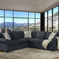 Comfort Industries Lexi Sectional - Slate Fabric