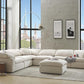 Naveen Modular Sectional by Acme Furniture - Ivory Linen