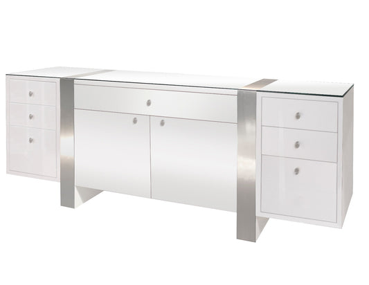 Nero White Credenza