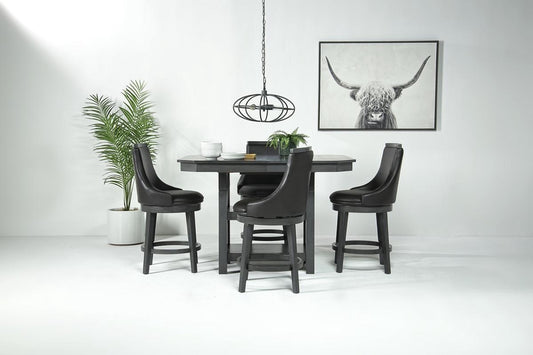 New Haven 5 Pc Dining Set - Gray