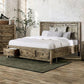 Oakridge Rustic Distressed Bedroom Set EM7074 - Charcoal Finish