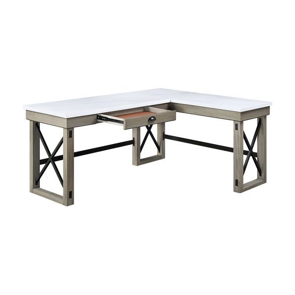 Talmar Writing Desk - Rustic Oak Finish
