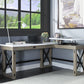 Talmar Writing Desk - Rustic Oak Finish