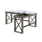 Talmar Corner Lift Top Writing Desk w/Marble Top