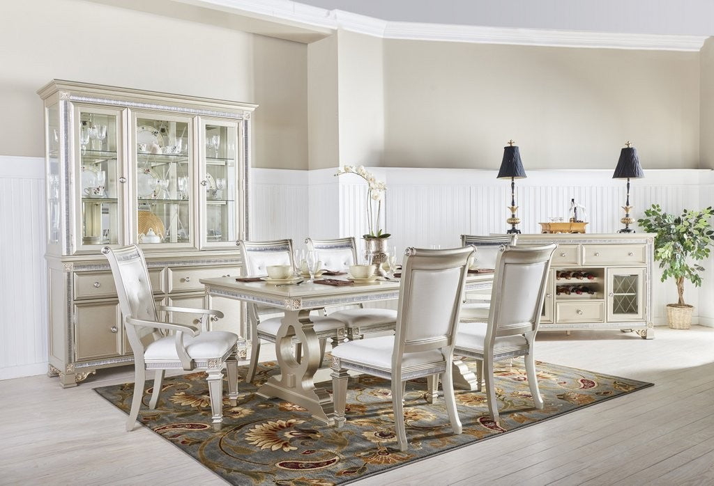 Oasis Home 1600 - Tiffany Pearl Finish Dining Collection