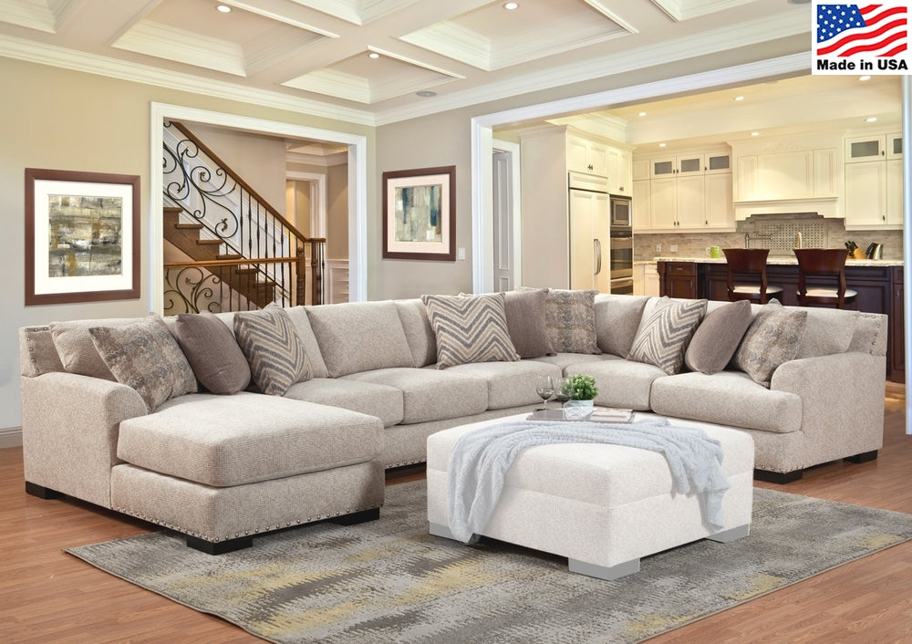 Olympia Over-Sized Sectional - 3 Color Choices