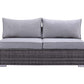 Sheffield 4 Pc Patio Sofa Set OT01091 - Gray Fabric
