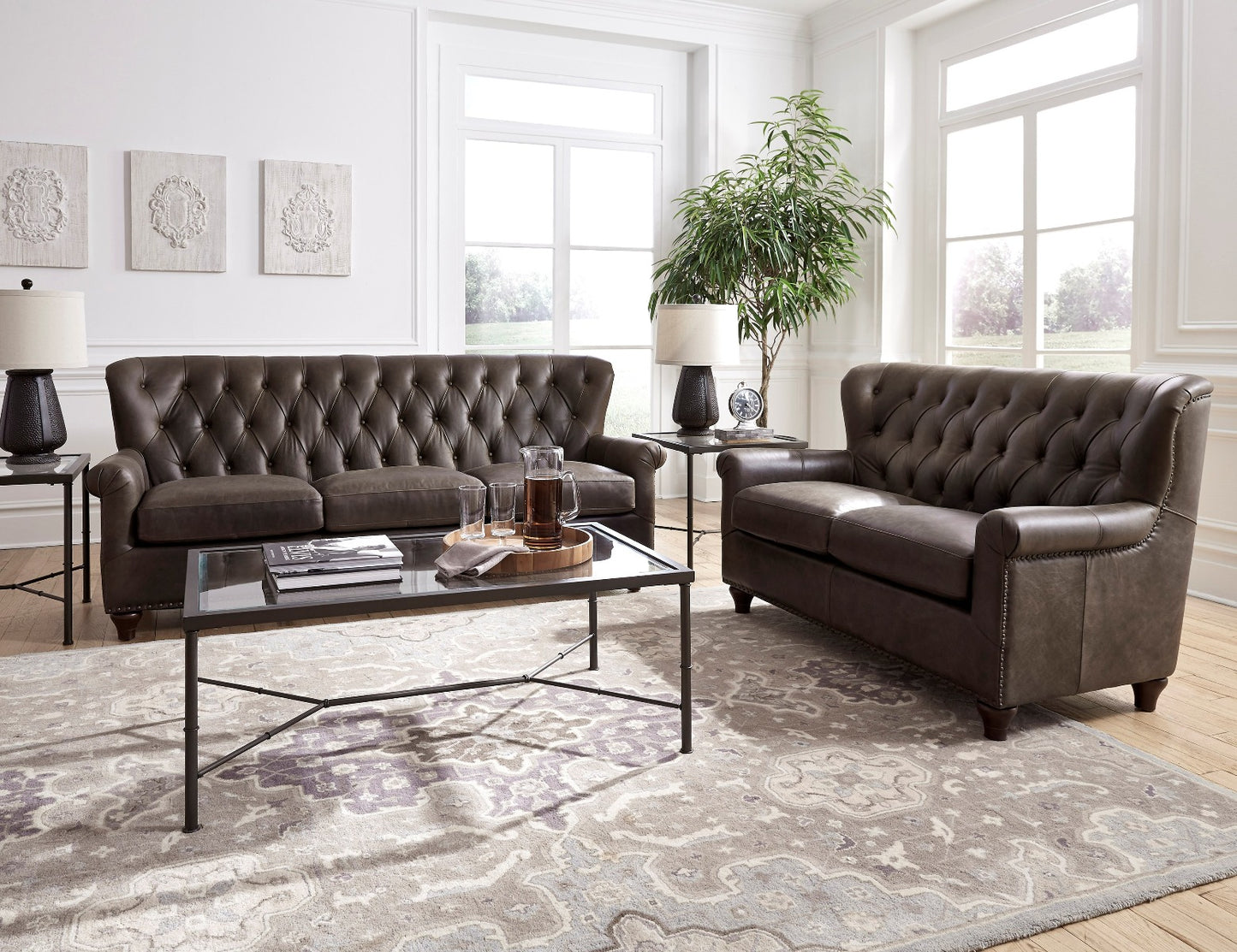 Pulaski 927 Charlie Sofa Collection - Top Grain Leather