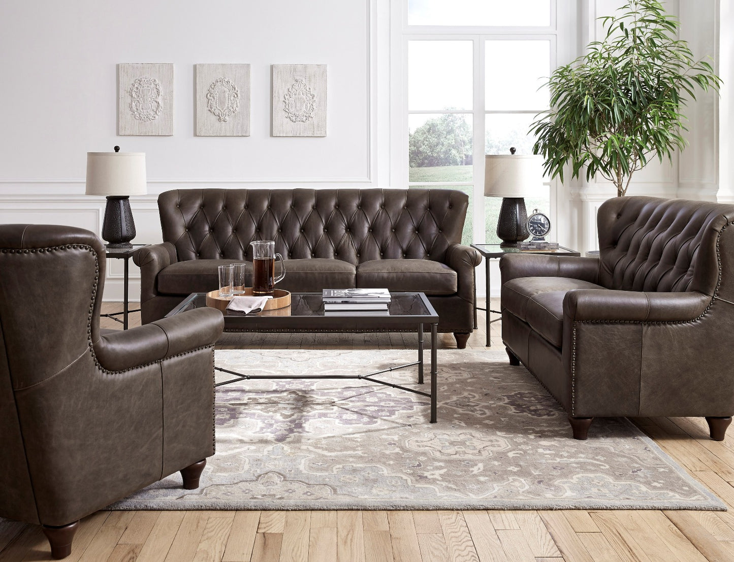 Pulaski 927 Charlie Sofa Collection - Top Grain Leather