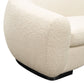 Pascal Sofa Collection - Bone or Charcoal Boucle Textured Fabric