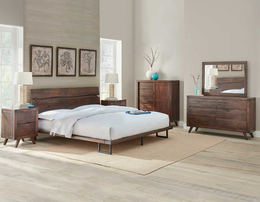 Pasco 4 Pc Bedroom Collection - Solid Wood Construction