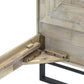 Armen Living Peridot Acacia Wood 4 Pc Bedroom Collection