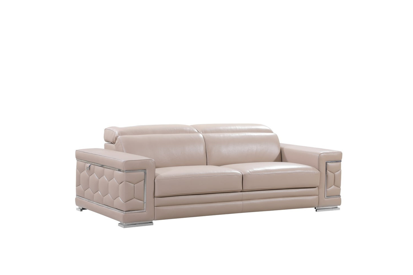 692 Genuine Italian Leather Sofa Set by Global United - 5 Colors