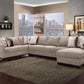 Comfort Industries Pompei Oversize Sectional - 3 Colors