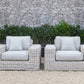 Renava Portugal - 4 Pc Grey Wicker Sofa Set