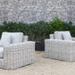 Renava Portugal - 4 Pc Grey Wicker Sofa Set