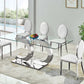 Artisan RDT313S Dining Collection - Silver or Gold Finish