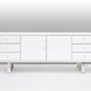 Roma White Lacquer Buffet