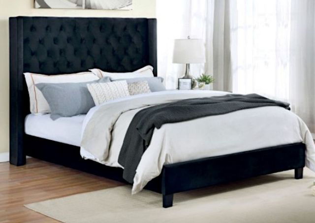 Cabecero capitoné con botones de cama tapizado Ryleigh - 3 colores