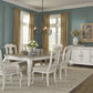 Colección de comedor Lafayette - Acabado envejecido blanco