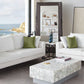 Seattle White Linen Sofa Collection - Diamond Sofa