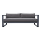 Armen Living Aelani 4 Pc Seating - Gray Aluminum