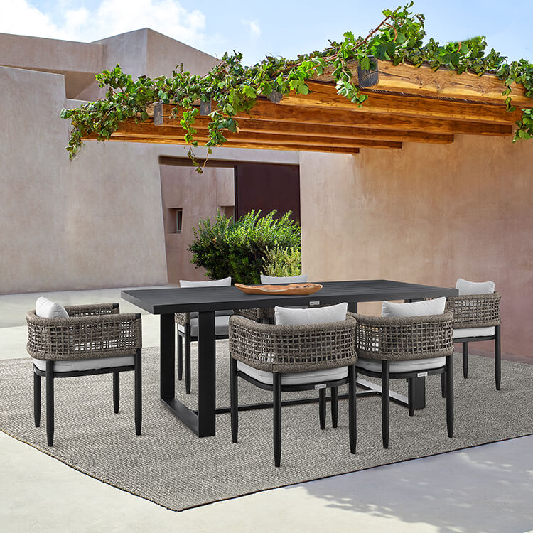 Alegria Outdoor Patio Dining Set by Armen Living