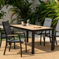 Panama 5-7 Pc Black Aluminum Dining Set by Armen Living