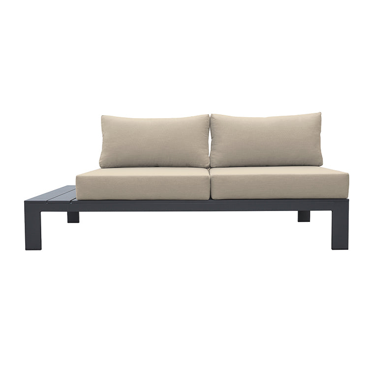 Armen Living Razor 4 Pc Sectional - Dark Grey Finish