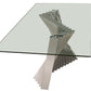 Ace Dining Collection Sharelle Furnishings - Glass & Stainless Steel