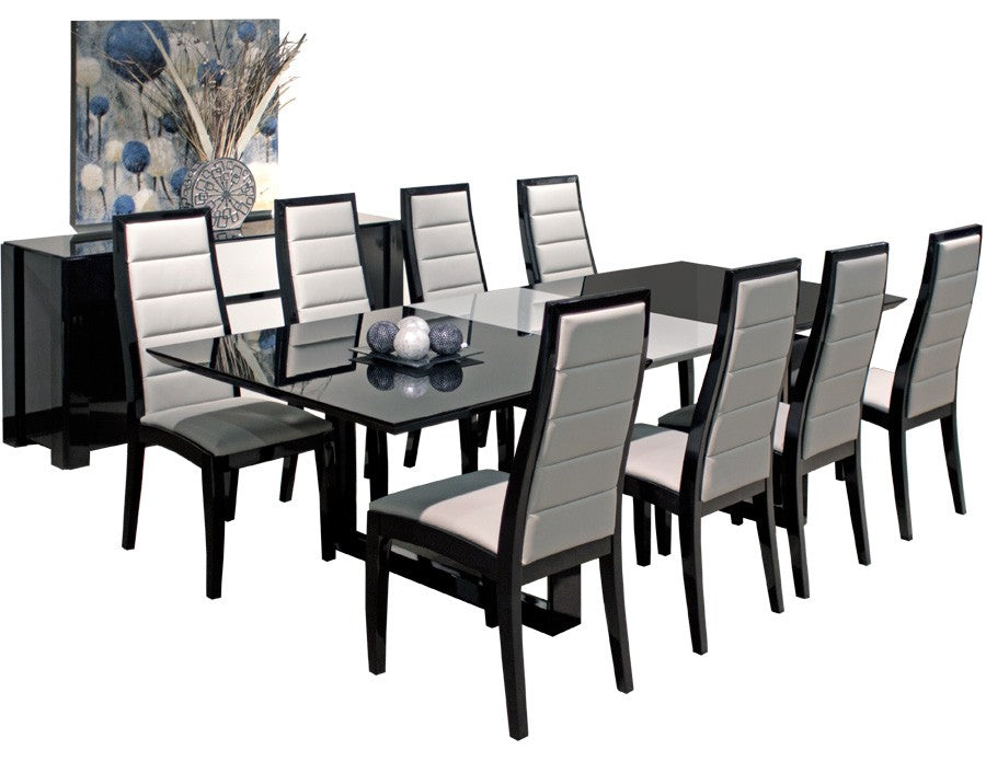 Natalia Dining Collection - Black Lacquer