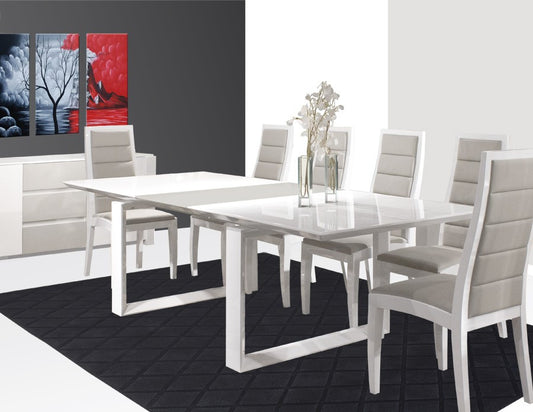 Colección de Comedor Natalia - Lacado Blanco