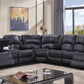 McFerran SF3596 Bjorn Motion Sectional - Top Grain Leather