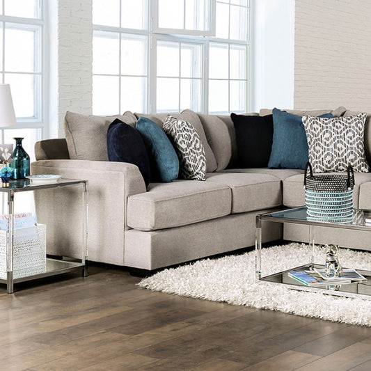 Gunnersbury Sectional - Gray Chenille
