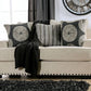 Germaine Oversized Sofa Collection - Ivory Chenille
