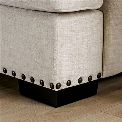 Germaine Oversized Sofa Collection - Ivory Chenille