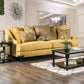 Viscontti Living Room Sofa Group - Gold Fabric