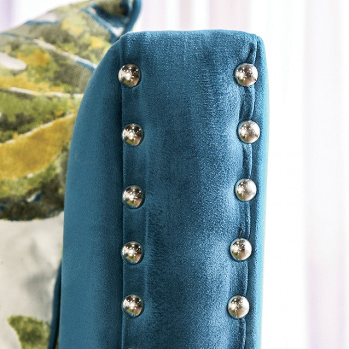 Azuletti Dark Teal Sofa Collection - Tuxedo Design