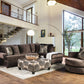 Bonaventura Sectional SM5143BR - Furniture of America